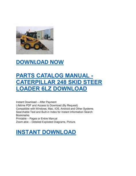 owners manual for cat 248 turbo skid steer|cat skid steer manual.